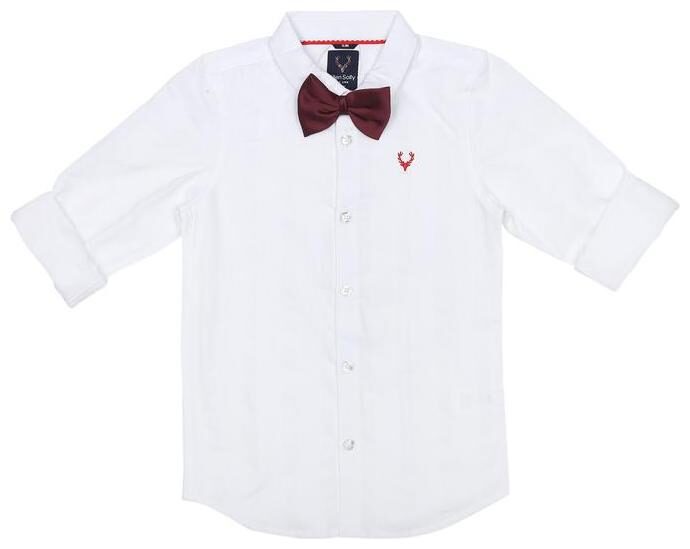 

Allen Solly Boy Cotton Solid Shirt White