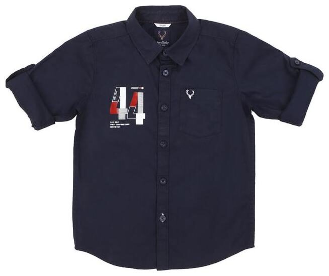 

Allen Solly Boy Cotton Printed Shirt Blue