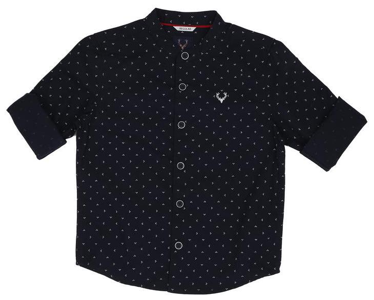 

Allen Solly Boy Cotton Printed Shirt Blue