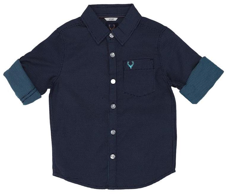 

Allen Solly Boy Cotton Solid Shirt Blue