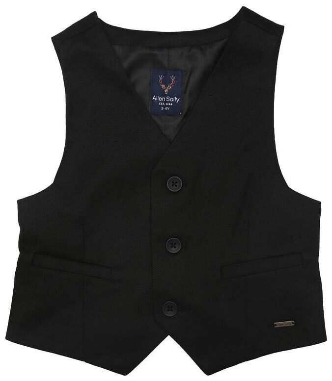 

Allen Solly Boy Blended Solid Ethnic jacket - Black