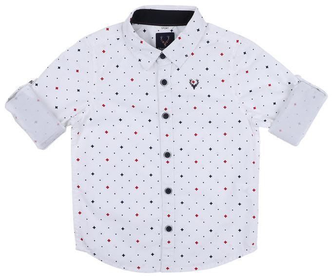 

Allen Solly Boy Cotton Printed Shirt White