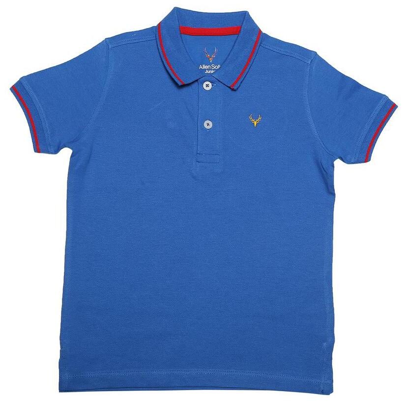 

Allen Solly Boy Cotton Solid T-shirt - Blue