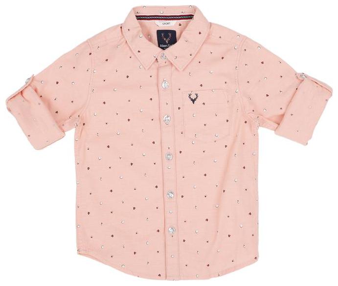 

Allen Solly Boy Cotton Printed Shirt Orange