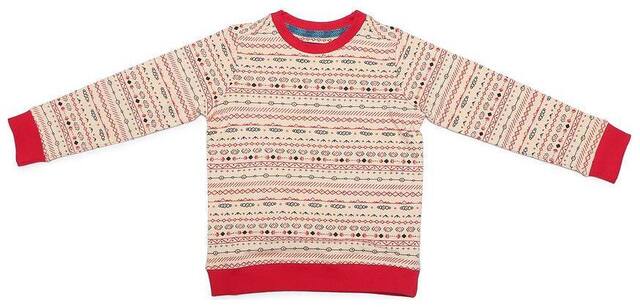 Allen Solly Girl Cotton Printed Sweatshirt - Pink