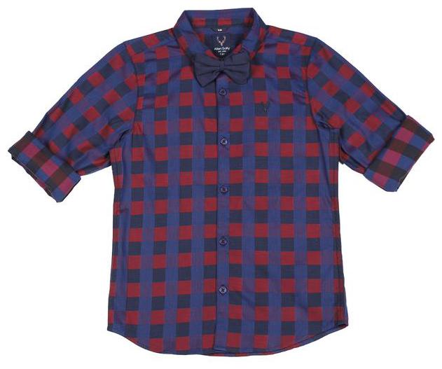 

Allen Solly Boy Cotton Checked Shirt Blue