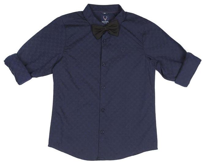 

Allen Solly Boy Cotton Solid Shirt Blue