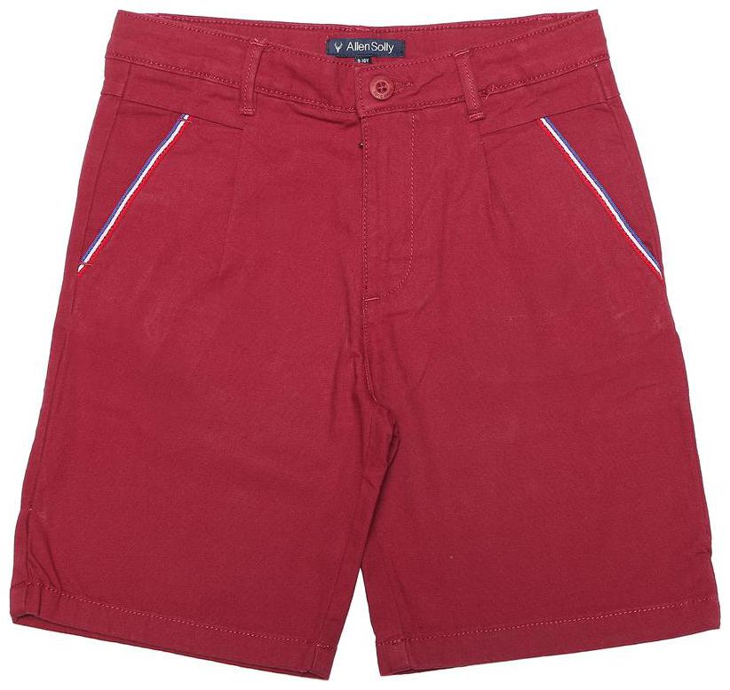 

Allen Solly Red Bermuda