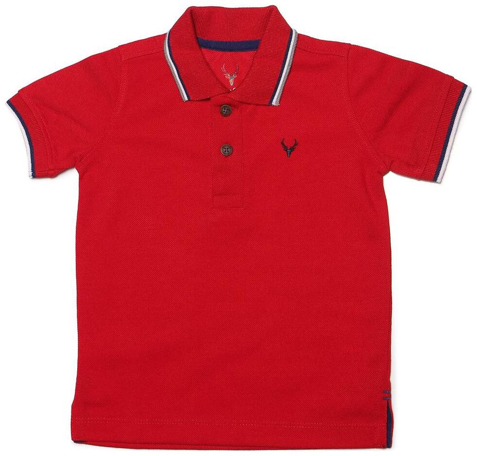 

Allen Solly Boy Cotton Solid T-shirt - Red