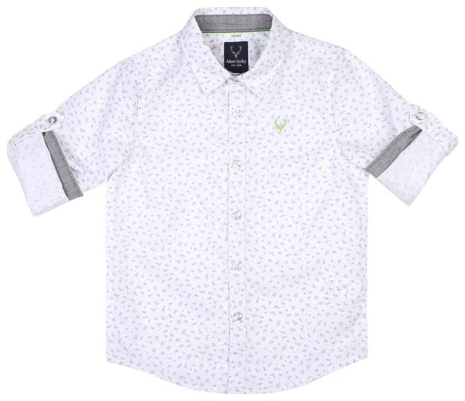 

Allen Solly Boy Cotton Printed Shirt White