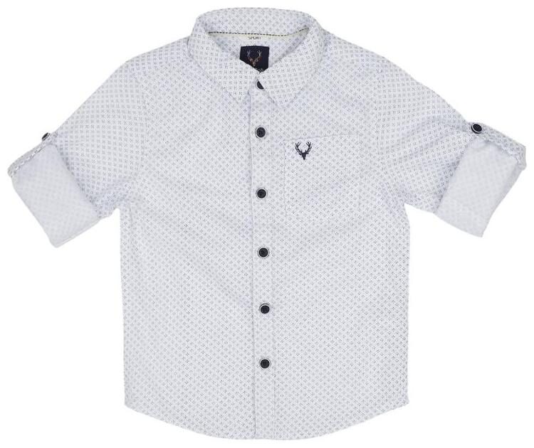 

Allen Solly Boy Cotton Printed Shirt White