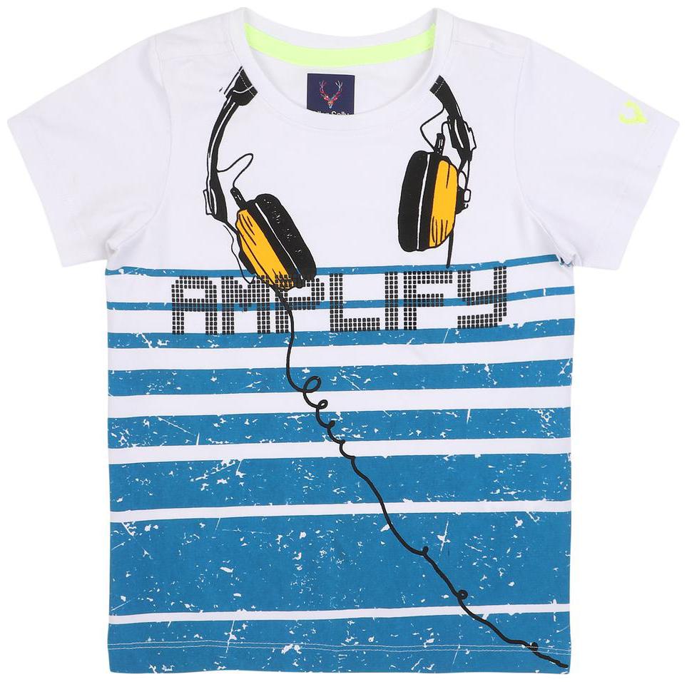 

Allen Solly Boy Cotton Printed T-shirt - White