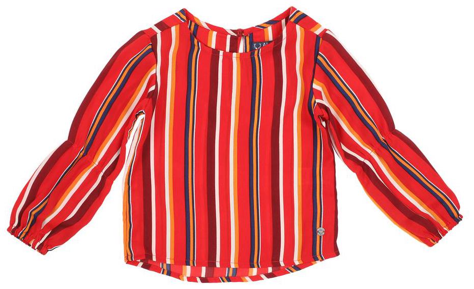 

Allen Solly Girl Polyester Striped Top - Red