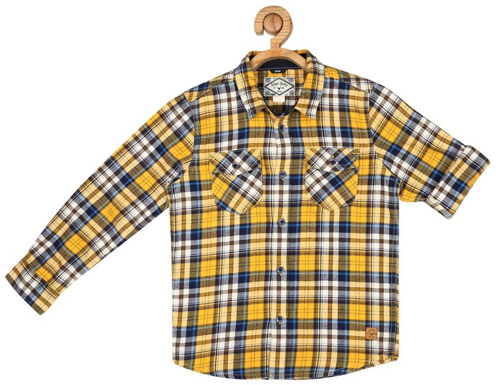 

Allen Solly Boy Cotton Checked Shirt Multi