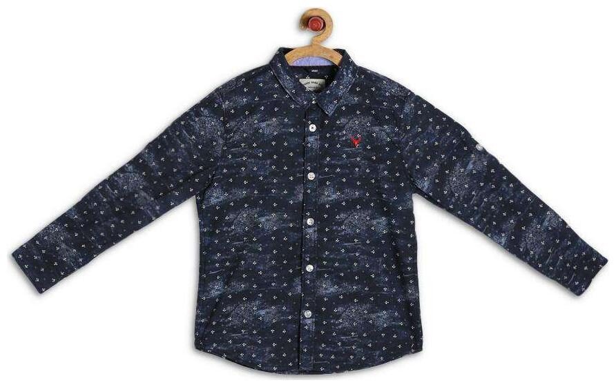

Allen Solly Boy Blended Printed Shirt Blue