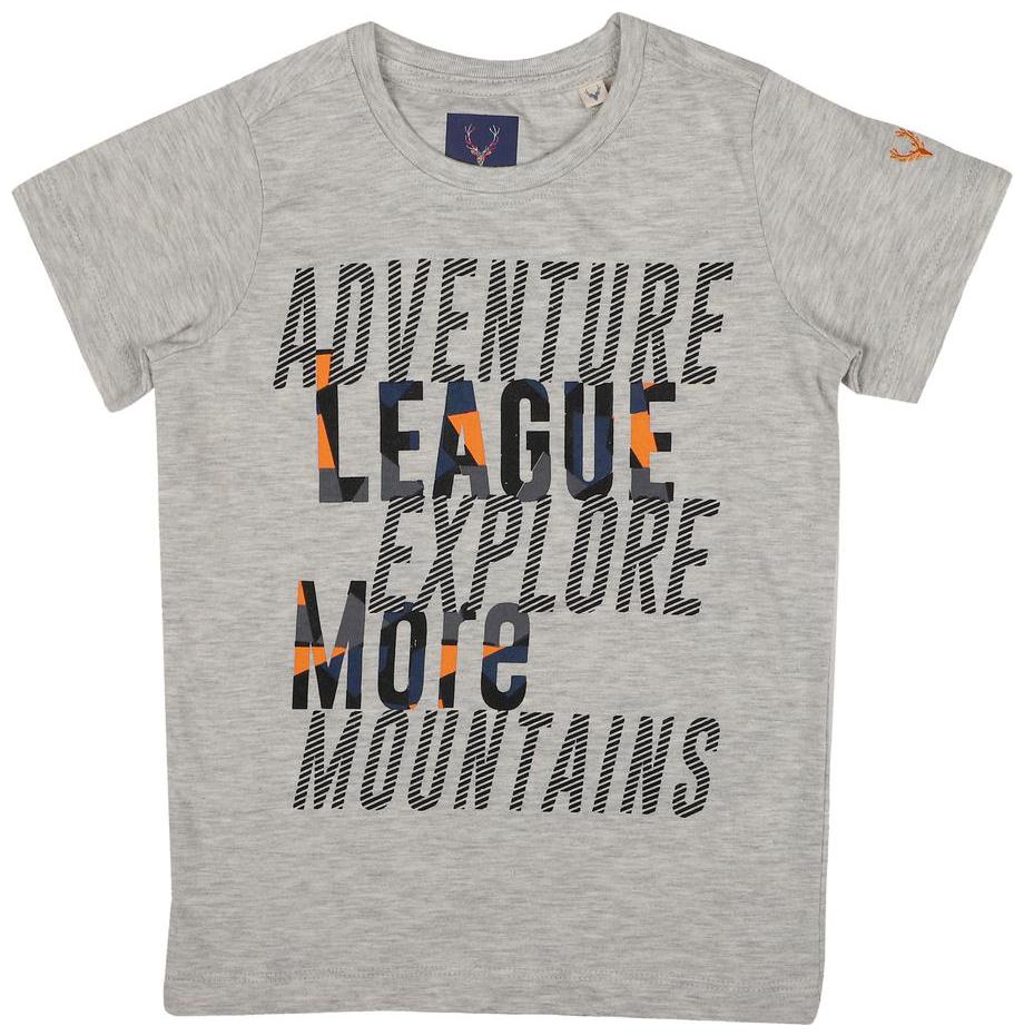 

Allen Solly Boy Cotton blend Printed T-shirt - Grey