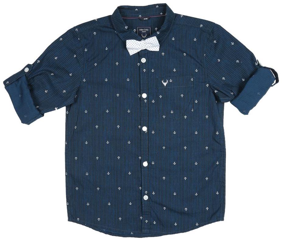 

Allen Solly Boy Cotton Solid Shirt Blue