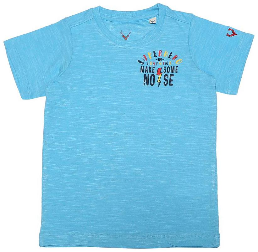 

Allen Solly Boy Blended Solid T-shirt - Blue