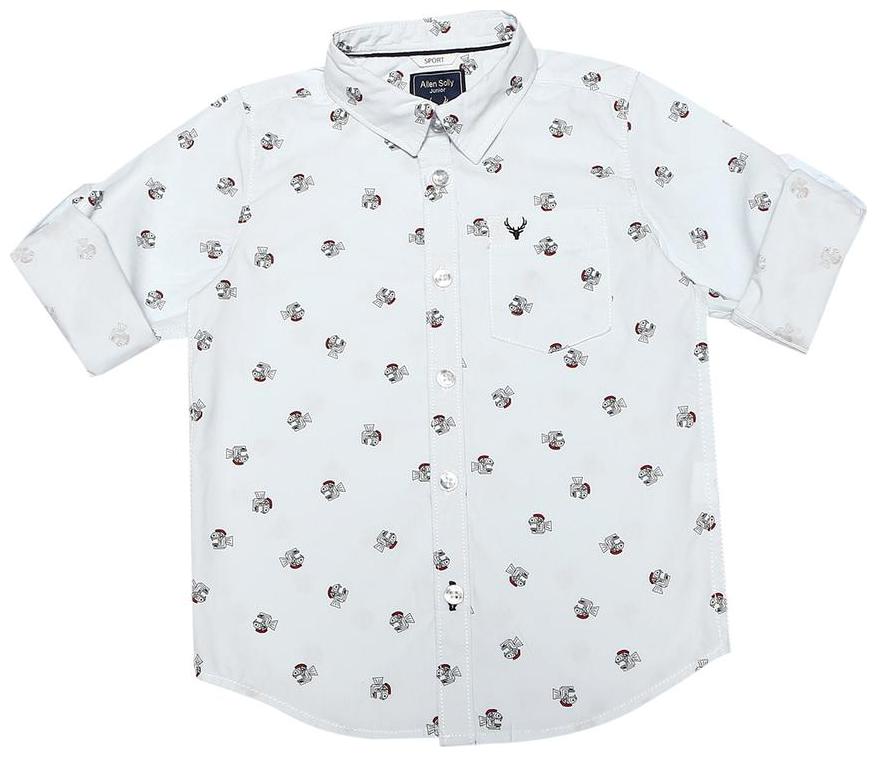 

Allen Solly Boy Cotton Printed Shirt White