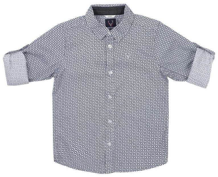 

Allen Solly Boy Cotton Printed Shirt Grey