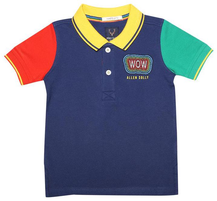 

Allen Solly Boy Cotton Solid T-shirt - Blue