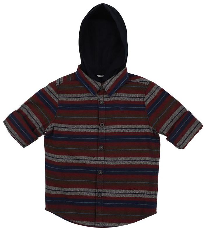 

Allen Solly Boy Cotton Striped Shirt Maroon
