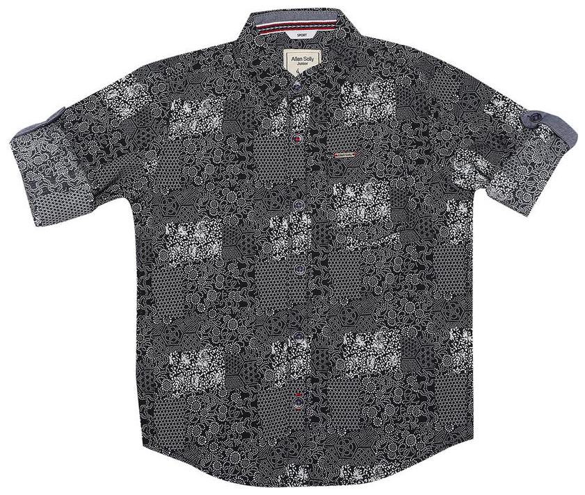 

Allen Solly Boy Cotton Printed Shirt Black
