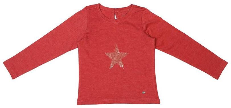 

Allen Solly Girl Cotton Self design T shirt - Red