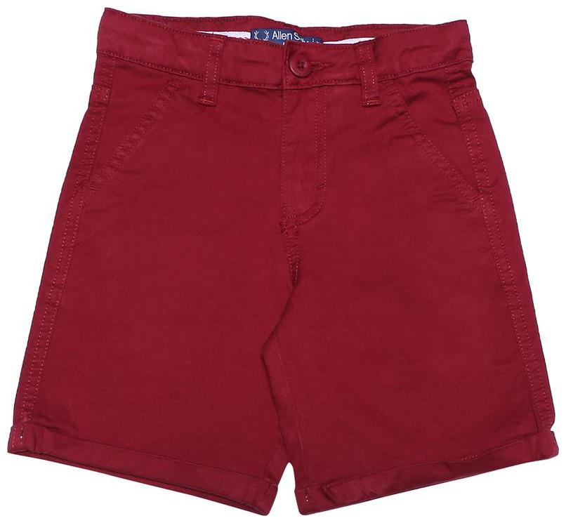 

Allen Solly Maroon Bermuda