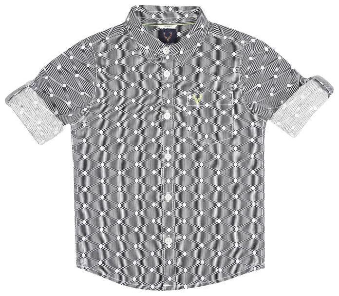 

Allen Solly Boy Cotton Solid Shirt Grey