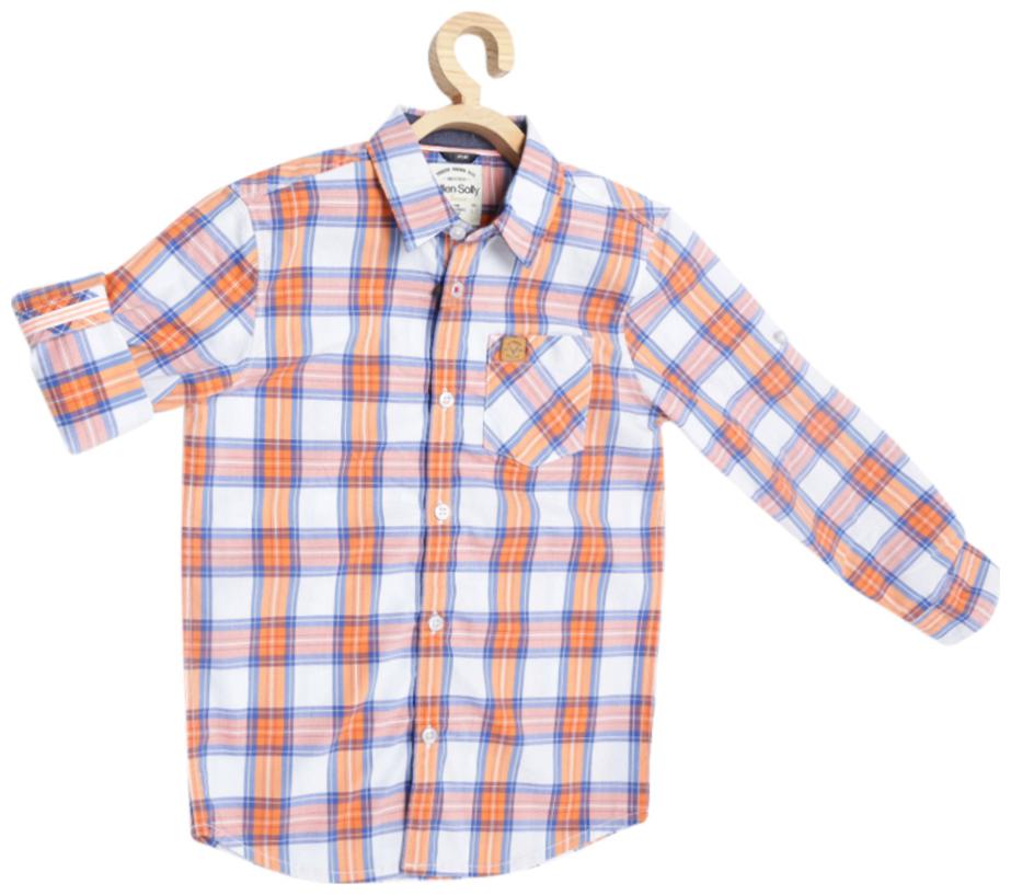

Allen Solly Boy Blended Solid Shirt Orange