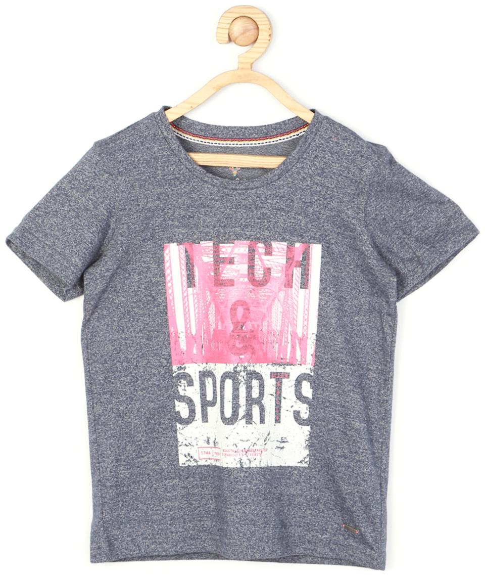 

Allen Solly Boy Blended Printed T-shirt - Grey