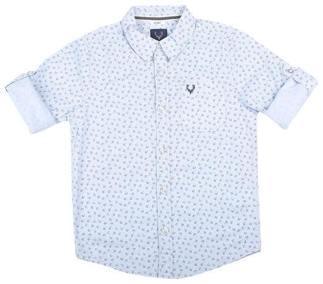 

Allen Solly Boy Cotton Printed Shirt Blue