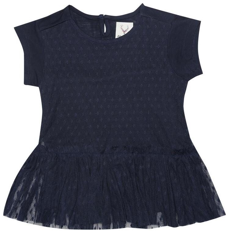 

Allen Solly Blue Nylon Short Sleeves Knee Length Princess Frock ( Pack of 1 )