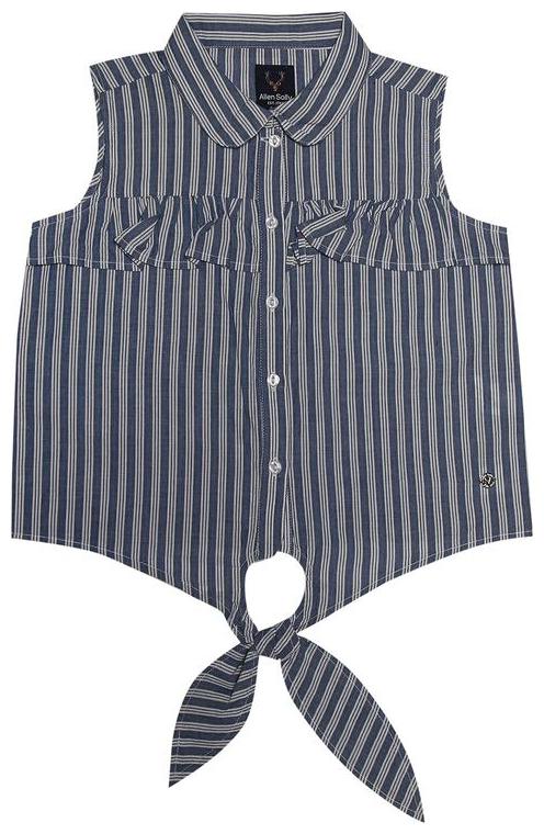 

Allen Solly Girl Blended Striped Top - Blue