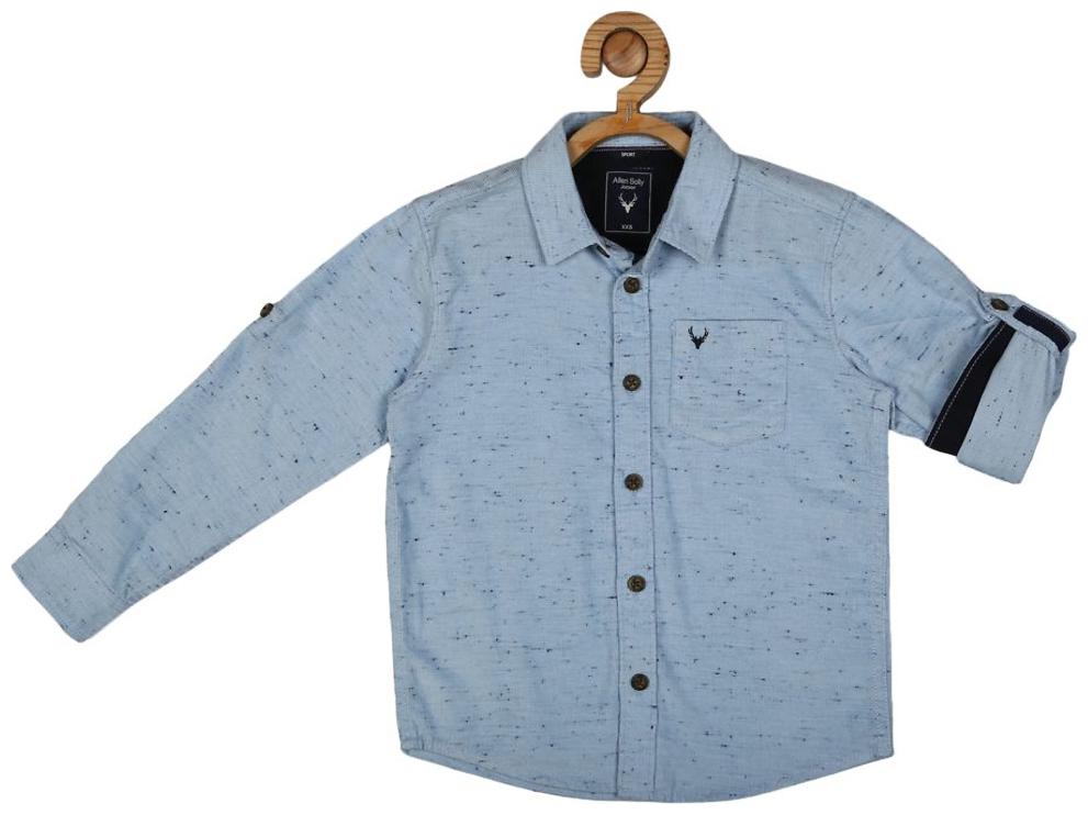 

Allen Solly Boy Cotton Solid Shirt Blue