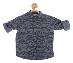 

Allen Solly Boy Blended Solid Shirt Grey