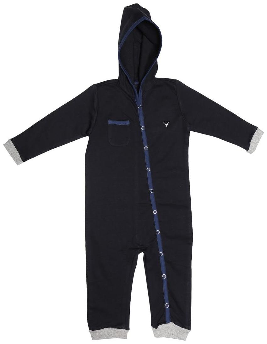 

Allen Solly Baby girl Cotton Solid Jumpsuit - Black