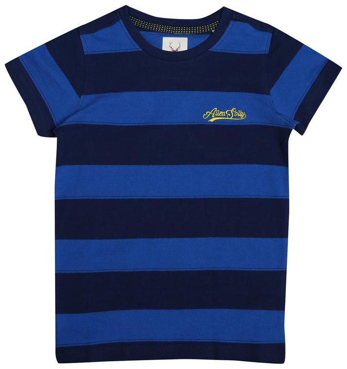 

Allen Solly Boy Cotton Striped T-shirt - Blue