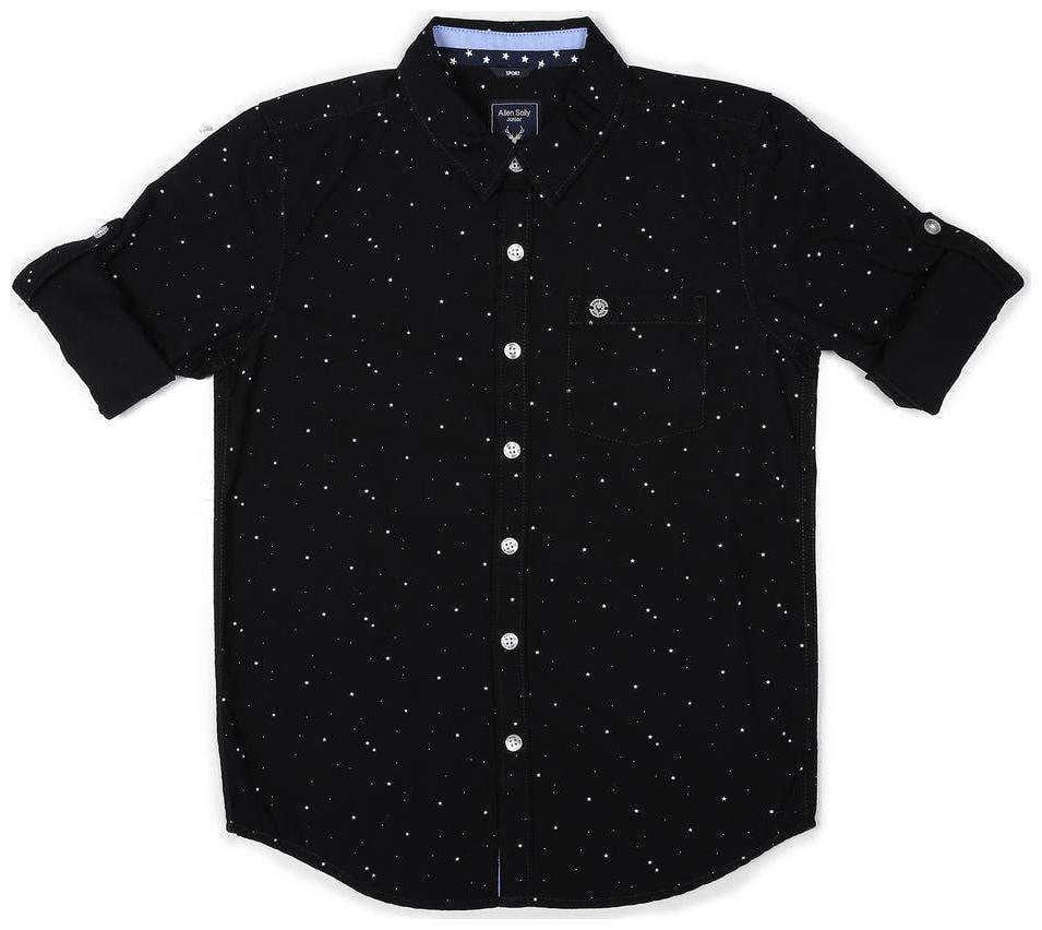 

Allen Solly Boy Cotton Printed Shirt Black
