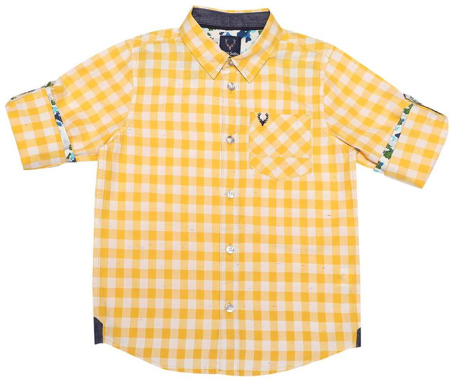 

Allen Solly Boy Cotton Checked Shirt Yellow