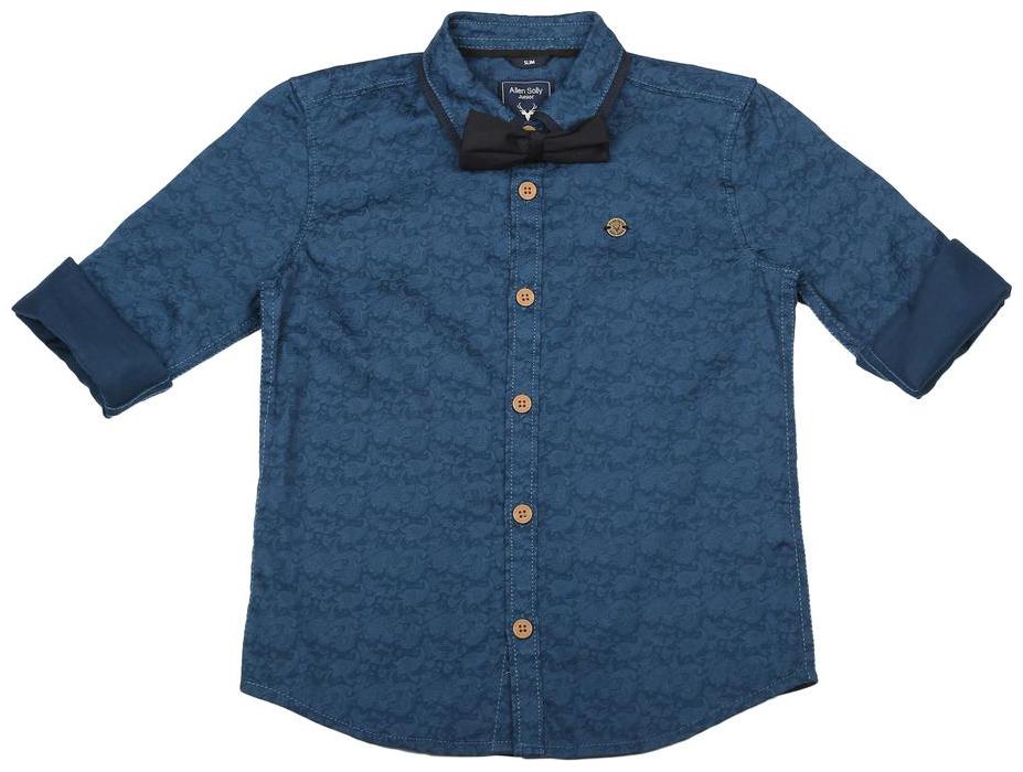 

Allen Solly Boy Cotton Printed Shirt Blue