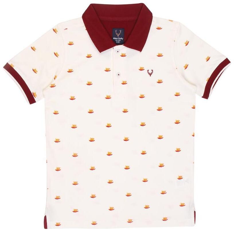 

Allen Solly Boy Cotton Printed T-shirt - White
