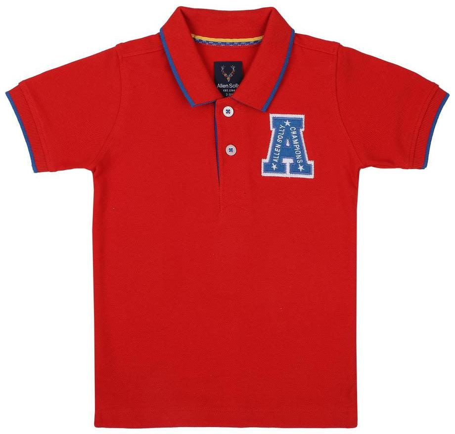 

Allen Solly Boy Cotton Solid T-shirt - Red