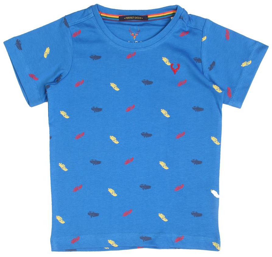 

Allen Solly Boy Cotton Printed T-shirt - Blue