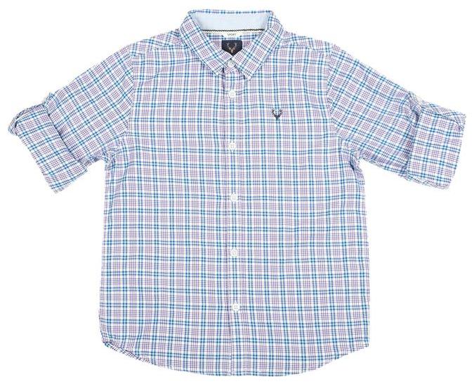 

Allen Solly Boy Cotton Checked Shirt Blue