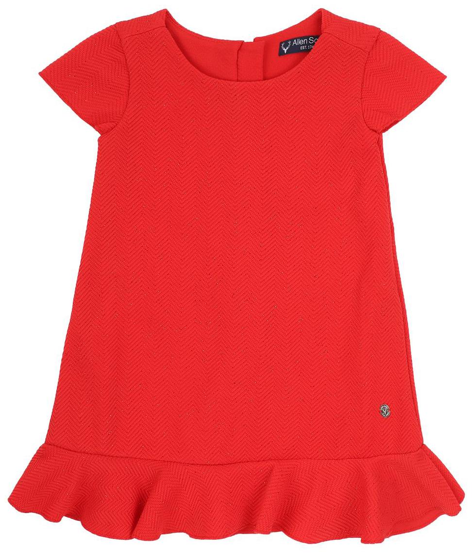 

Allen Solly Polyester Frocks Solid Red Color