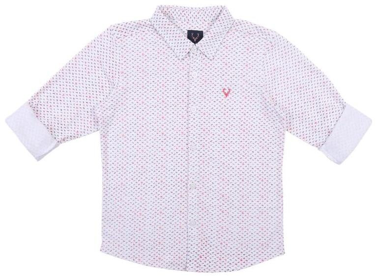 

Allen Solly Boy Cotton Printed Shirt White