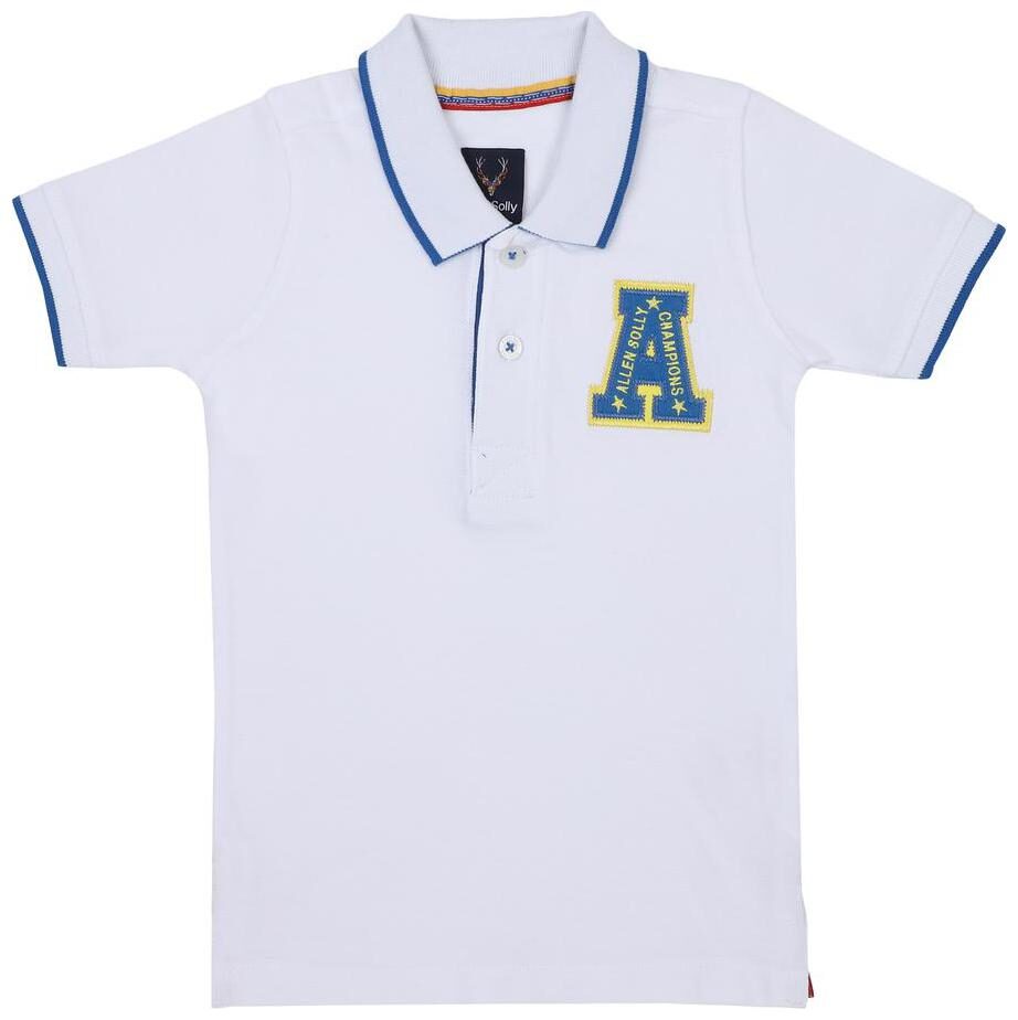 

Allen Solly Boy Cotton Solid T-shirt - White