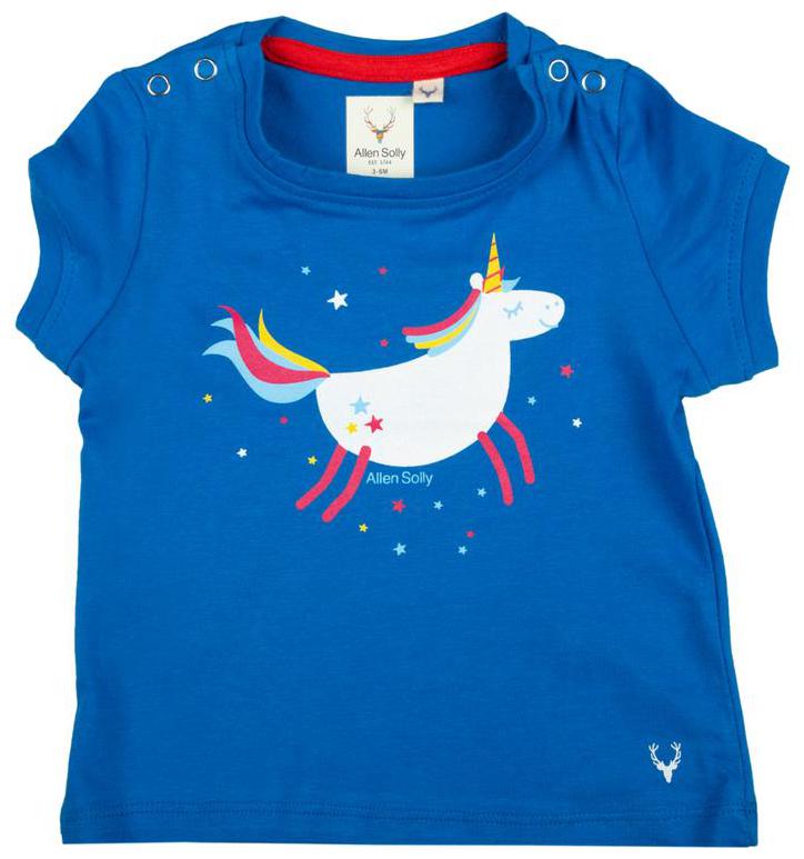 

Allen Solly Cotton Printed T shirt for Baby Girl - Blue